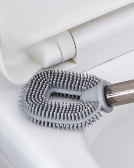 Perie de Toaleta, cu Recipient pentru Detergent, din Plastic+TPR, Montare fara Perforare