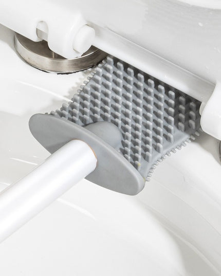 Perie de Toaleta, cu Recipient pentru Lichid, perie din TPR, Montare fara Perfoare,