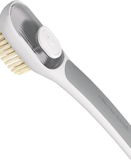 Perie Multifunctionala 1, Perie Densa/Perie din Piele de Caprioara, cu Recipient Lichid, Maner Lung