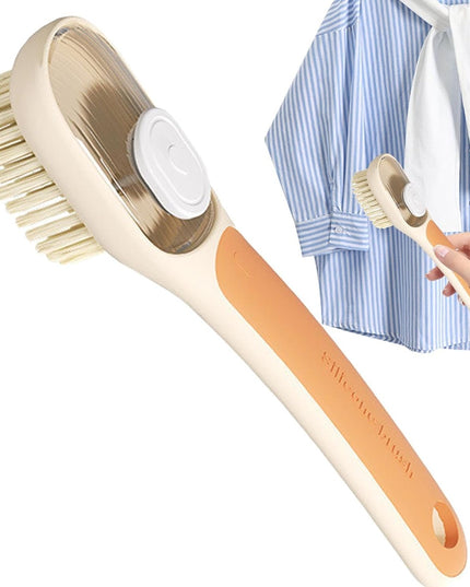 Perie Multifunctionala 1, Perie Densa/Perie din Piele de Caprioara, cu Recipient Lichid, Maner Lung