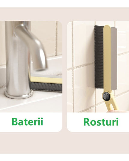 Perie Multifunctionala si Stergator, Pentru Spatii Greu Accesibile