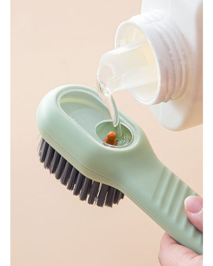 Perie pentru Curatare Incaltaminte cu Recipient pentru Detergent, Perie Multifunctionala pentru Incaltaminte si Lenjerie, cu Peri Moi, Fara Deteriorare,Culoare