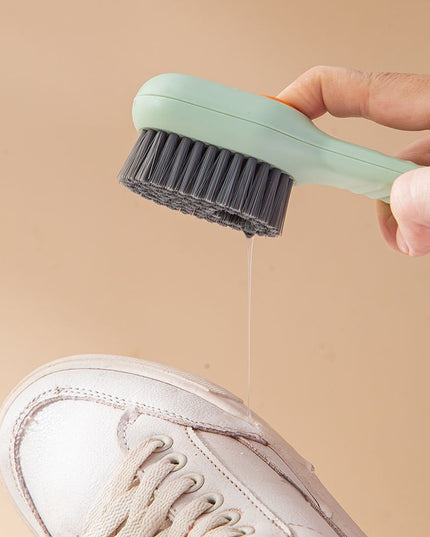 Perie pentru Curatare Incaltaminte cu Recipient pentru Detergent, Perie Multifunctionala pentru Incaltaminte si Lenjerie, cu Peri Moi, Fara Deteriorare,Culoare