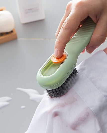 Perie pentru Curatare Incaltaminte cu Recipient pentru Detergent, Perie Multifunctionala pentru Incaltaminte si Lenjerie, cu Peri Moi, Fara Deteriorare,Culoare