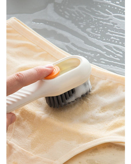 Perie pentru Curatare Incaltaminte cu Recipient pentru Detergent, Perie Multifunctionala pentru Incaltaminte si Lenjerie, cu Peri Moi, Fara Deteriorare,Culoare