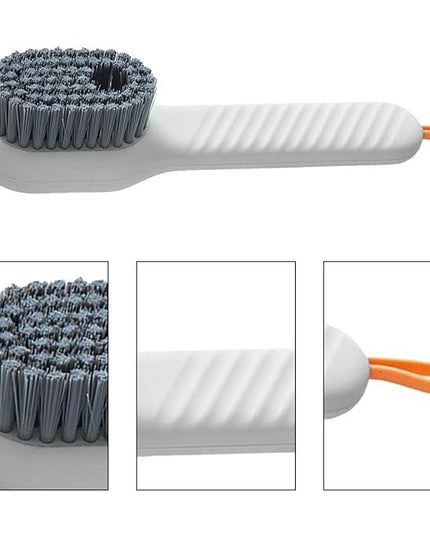 Perie pentru Curatare Incaltaminte cu Recipient pentru Detergent, Perie Multifunctionala pentru Incaltaminte si Lenjerie, cu Peri Moi, Fara Deteriorare,Culoare