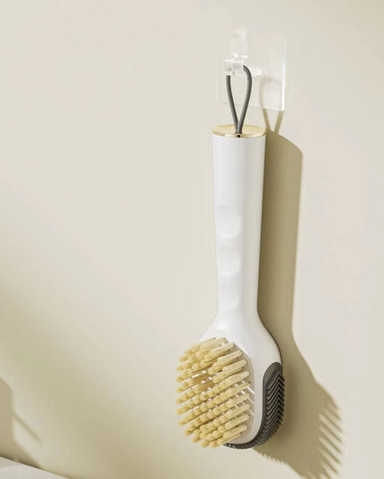 Perie pentru Curatare Incaltaminte cu Recipient pentru Detergent, Perie Multifunctionala pentru Incaltaminte si Lenjerie, cu Peri Moi, Fara Deteriorare,Culoare