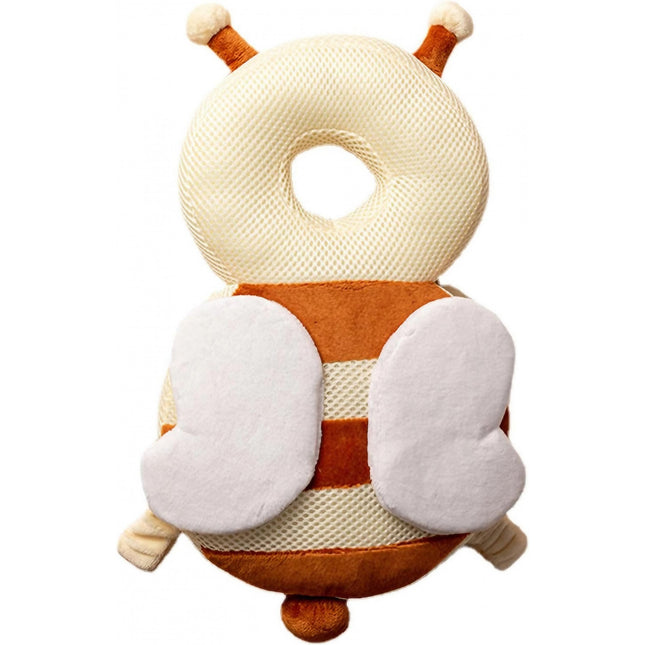 Perna tip Rucsac pentru Protectia Capului, Tetiera tip Albina, pentru Bebelusi, Design tip Plasa,180 g