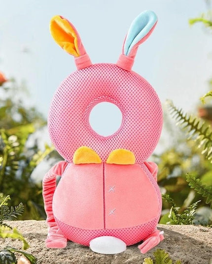 Perna tip Rucsac pentru Protectia Capului, Tetiera tip Iepure, pentru Bebelusi, Design tip Plasa,180 g