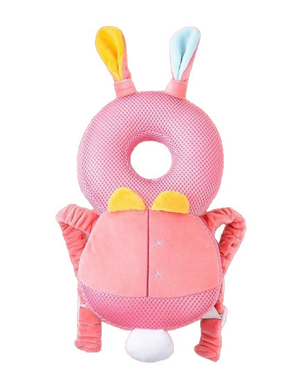 Perna tip Rucsac pentru Protectia Capului, Tetiera tip Iepure, pentru Bebelusi, Design tip Plasa,180 g