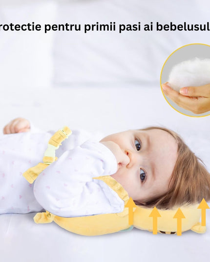 Perna tip Rucsac pentru Protectia Capului, Tetiera tip Tigru, pentru Bebelusi,180 g