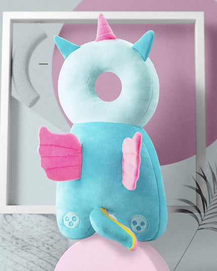 Perna tip Rucsac pentru Protectia Capului, Tetiera tip Unicorn, pentru Bebelusi,180 g
