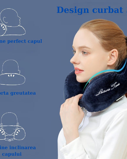 Perna de Calatorie, Pentru Gat, din Bumbac, cu 4 Cocoase, Ajustabila