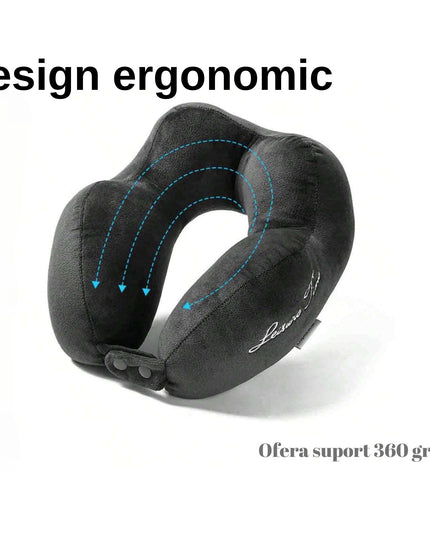 Perna de Calatorie, Pentru Gat, din Bumbac, cu 4 Cocoase, Ajustabila