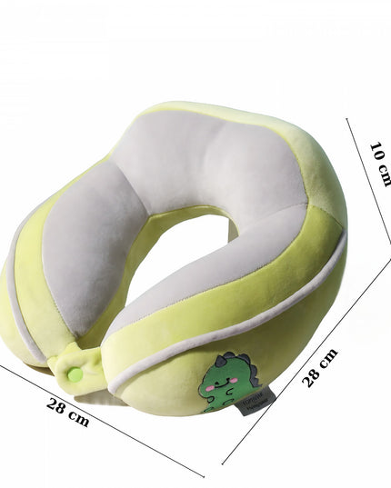 Perna de Calatorie, Pentru Gat si Cap, Umplutura din Bumbac,cu Model Brodat Crocodil