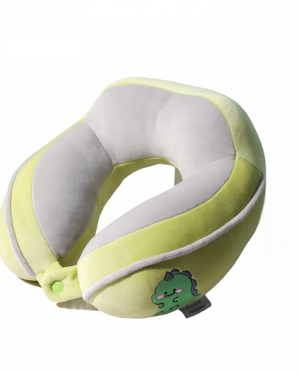 Perna de Calatorie, Pentru Gat si Cap, Umplutura din Bumbac,cu Model Brodat Crocodil