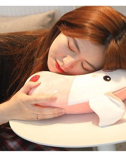 Perna de Calatorie in Forma de U, Pentru Gat si Cap, Umplutura din Spuma cu Memorie,Model Purcelus, Accesoriu de Voiaj, Birou, Masina, Sistem Prindere Capse