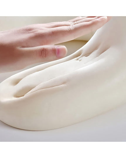 Perna de Calatorie in Forma de U, Pentru Gat si Cap, Umplutura din Spuma cu Memorie,Model Burger, Accesoriu de Voiaj, Birou, Masina, Sistem Prindere Capse