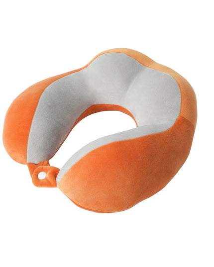 Perna de Voiaj Pentru Gat, din Bumbac, 4 Cocoase Pentru Confort, Accesoriu de Voiaj, Birou, Masina, Sistem Prindere Capse