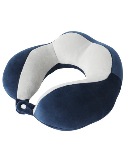 Perna de Voiaj Pentru Gat, din Bumbac, 4 Cocoase Pentru Confort, Accesoriu de Voiaj, Birou, Masina, Sistem Prindere Capse