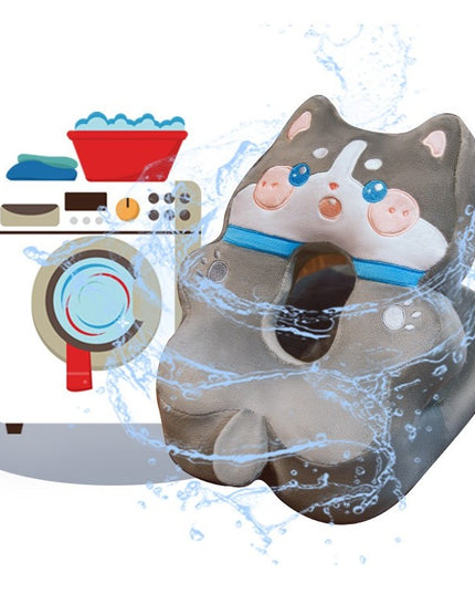 Perna din Spuma, pentru Birou, Calatorii, Model Husky, Lavabila, Umplutura de Bumbac, Spatiu Cap in Forma de 8