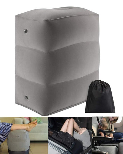 Perna Gonflabila Multifunctionala, pentru Picioare, Cap, 3 Straturi, Inaltime Reglabila