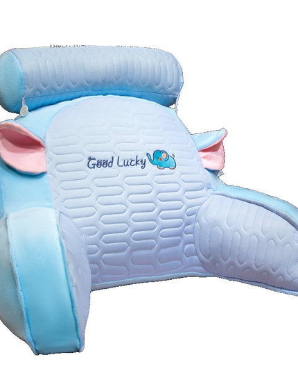 Perna Multifunctionala, Spatar pentru Pat, Protectie Lombara, Marime Medie,din Latex, Model Elefant