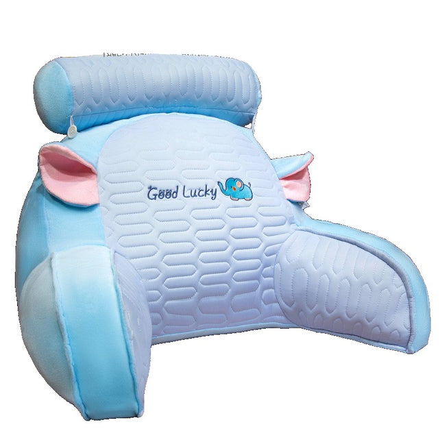 Perna Multifunctionala, Spatar pentru Pat, Protectie Lombara, Marime Medie,din Latex, Model Elefant