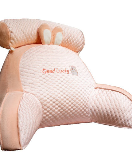 Perna Multifunctionala, Spatar pentru Pat, Protectie Lombara, Marime Medie,din Plus, Model Iepure