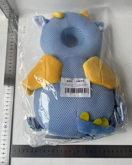 Perna tip Rucsac pentru Protectia Capului, Tetiera tip Dragon, pentru Bebelusi, Design tip Plasa,180 g