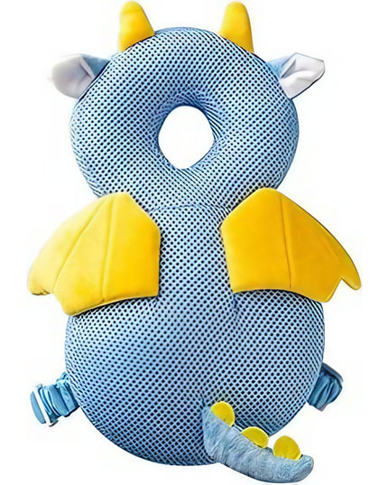 Perna tip Rucsac pentru Protectia Capului, Tetiera tip Dragon, pentru Bebelusi, Design tip Plasa,180 g