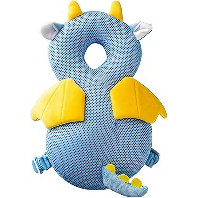 Perna tip Rucsac pentru Protectia Capului, Tetiera tip Dragon, pentru Bebelusi, Design tip Plasa,180 g