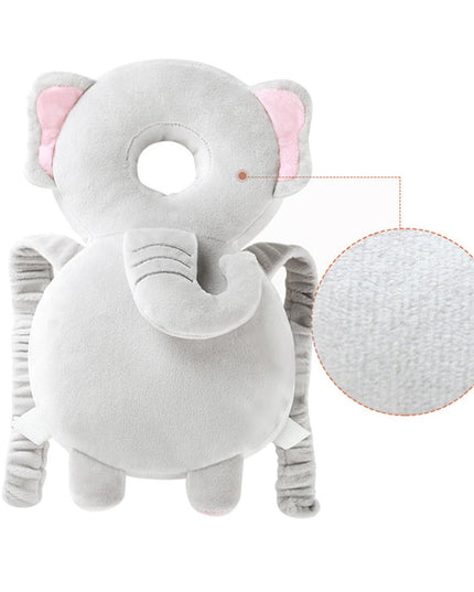 Perna tip Rucsac pentru Protectia Capului, Tetiera tip Elefant de Plus, pentru Bebelusi,180 g
