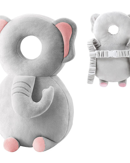 Perna tip Rucsac pentru Protectia Capului, Tetiera tip Elefant de Plus, pentru Bebelusi,180 g