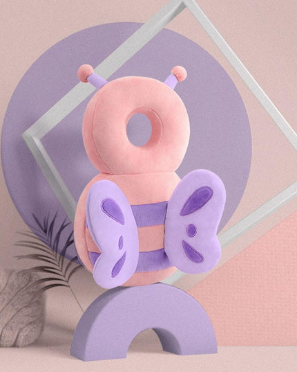 Perna tip Rucsac pentru Protectia Capului, Tetiera tip Fluturas de Plus, pentru Bebelusi