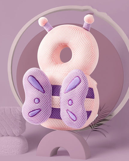 Perna tip Rucsac pentru Protectia Capului pentru Bebelusi, Tetiera tip Fluturas, din Plus,180 g