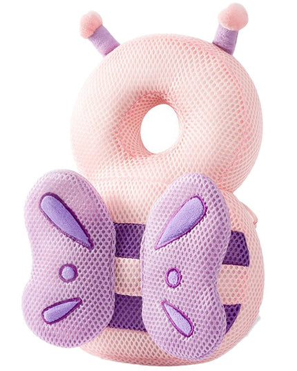 Perna tip Rucsac pentru Protectia Capului pentru Bebelusi, Tetiera tip Fluturas, din Plus,180 g