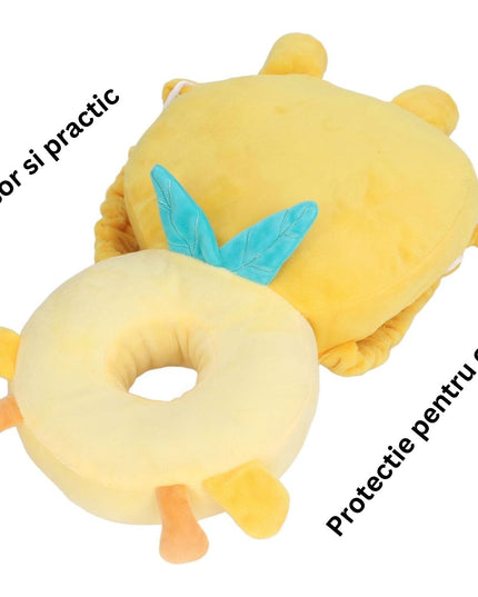 Perna tip Rucsac pentru Protectia Capului, Tetiera tip Girafa, pentru Bebelusi,180 g