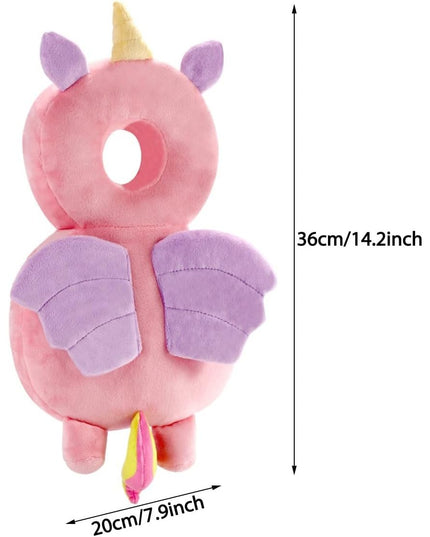 Perna tip Rucsac pentru Protectia Capului, Tetiera tip Unicorn, pentru Bebelusi,180 g