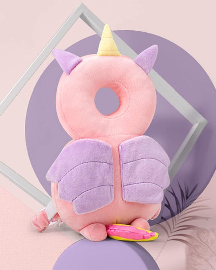 Perna tip Rucsac pentru Protectia Capului, Tetiera tip Unicorn, pentru Bebelusi,180 g