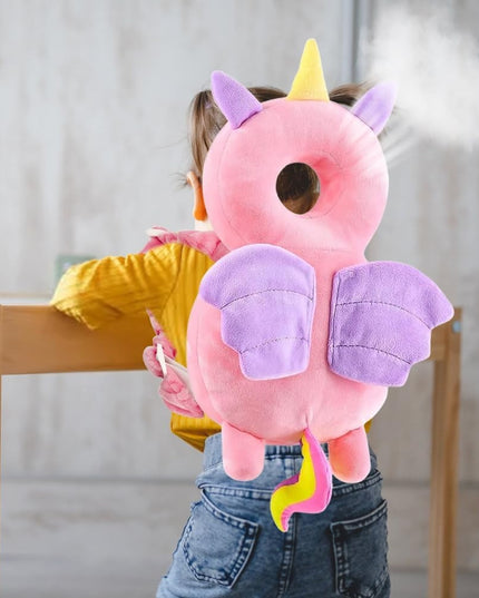 Perna tip Rucsac pentru Protectia Capului, Tetiera tip Unicorn, pentru Bebelusi,180 g