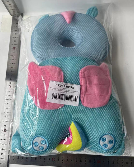 Perna tip Rucsac pentru Protectia Capului, Tetiera tip Unicorn, pentru Bebelusi, Design tip Plasa,180 g