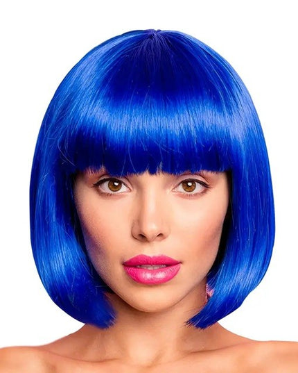 Peruca Cosplay, Tunsoare Bob cu Breton, pentru Carnaval, Halloween, Petreceri Tematice, din PET, Marime Universala