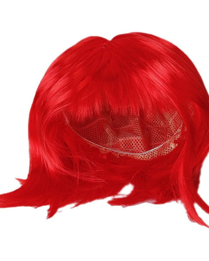 Peruca Cosplay, Tunsoare Bob cu Breton, pentru Carnaval, Halloween, Petreceri Tematice, din PET, Marime Universala