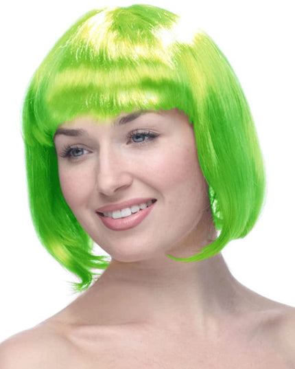 Peruca Cosplay, Tunsoare Bob cu Breton, pentru Carnaval, Halloween, Petreceri Tematice, din PET, Marime Universala