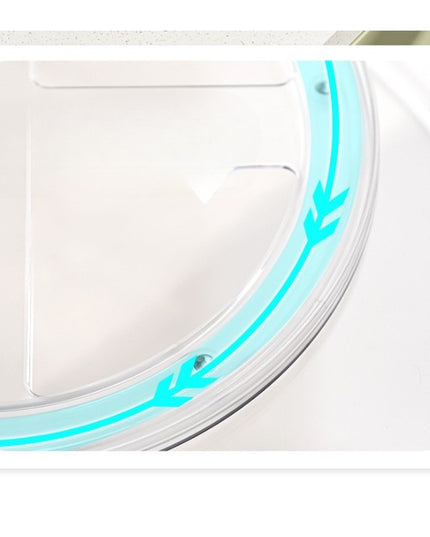 Suport Rotativ pentru Condimente, Multifunctional, Rotund, 360 de Grade, pentru Bucatarie, Plastic