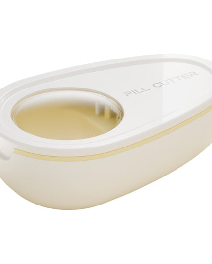 Taiat Pastile si Depozitare Medicamente, Alba,Compacta si Portabila, Ideala Pentru Calatorii