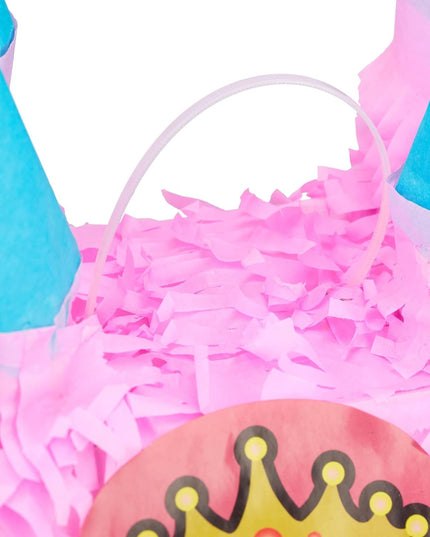 Pinata Castel Printesa pentru Petrecere, din Hartie Creponata si Carton, Pinata pentru Petreceri