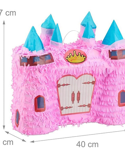 Pinata Castel Printesa pentru Petrecere, din Hartie Creponata si Carton, Pinata pentru Petreceri