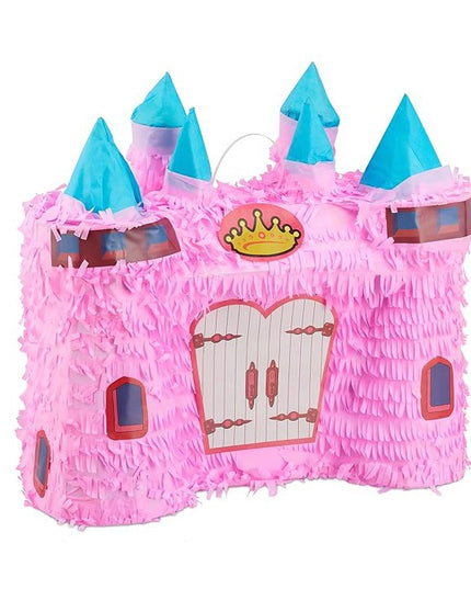 Pinata Castel Printesa pentru Petrecere, din Hartie Creponata si Carton, Pinata pentru Petreceri